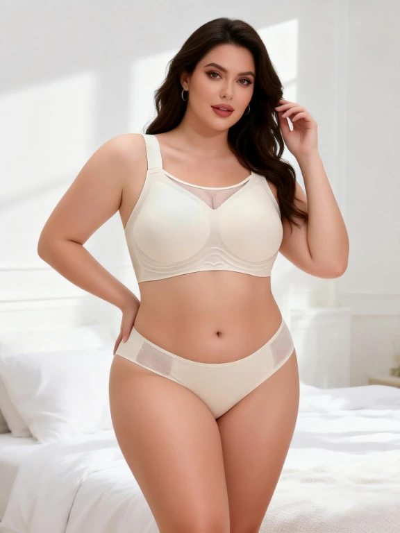 Soutien-gorge Grande Taille Sans Couture — Maintien Latéral